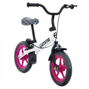 Rowerek biegowy z hamulcem Nemo 11" różowy 3+ GIMME