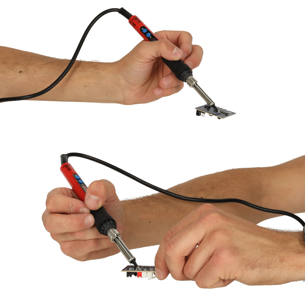 KAFUWELL Lutownica oporowa grzałkowa regulacja temperatury wyświetlacz LCD 80W - obrazek 4