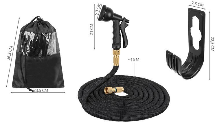 Wąż ogrodowy - metalowe złączki - obrazek 12