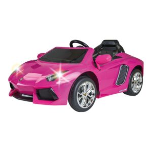 FEBER Lamborghini Aventador Pink samochód elektryczny 6V 3
